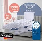 Excellent Daunenbettdecke + Federkissen Z&uuml;rich, Bettdecke normal mit Bestnote "Hoher