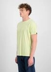 T-Shirt ALPHA INDUSTRIES "Basic T-Shirt SL", Herren, Gr. S, gr&uuml;n (arctic lime),