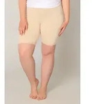 Base Level Curvy Radlerhose Ava mit Spitzenkante beige 48