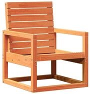 vidaXL Gartenstuhl Gartenstuhl Wachsbraun 57,5x63x76 cm Massivholz Kiefer