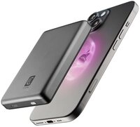 Cellularline MagSafe Wireless Power Bank MAG LITE 10000 Gray (60917) Solar...