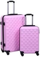 vidaXL Trolley Rosa - 2-teilig - Prisma Koffer Reisekoffer Hartschalenkoffer...