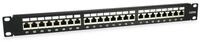Equip Equip 326625 Equip Patchpanel 24x RJ45 Cat6A 19" 1HE schwarz