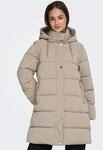 Steppmantel ONLY "ONLDIXIE LIFE 2IN1 PUFFER COAT CC OTW", Damen, Gr. M, beige