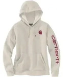 Carhartt Kapuzensweatshirt Carhartt LogoSleeve Graphic Sweatshirt wei&szlig;/lila