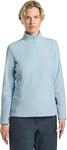Fleecepullover JACK WOLFSKIN "TAUNUS", Damen, Gr. XS, blau (ice blau), Obermaterial: