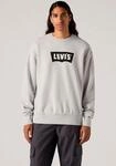 Sweatshirt LEVI'S "PREMIUM GRAPHIC CREW", Herren, Gr. M, grau (premium graphic crew