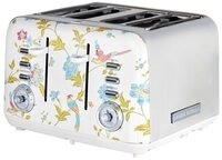 LAURA ASHLEY Toaster Laura Ashley 4 Scheiben-Toaster, 7 Stufen &ndash; China Rose...