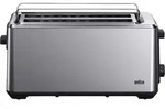 Braun Toaster Braun Domestic Home HT 5220 BK Toaster Edelstahl-Schwarz