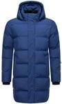 Steppmantel STONE HARBOUR "Steppmantel Thadeek XX", Herren, Gr. S, blau (navy),
