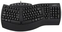 Perixx PERIBOARD-512 UK, Ergonomische USB-Tastatur, schwarz USB-Tastatur