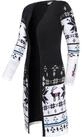 Nebulus Pullover & Shorts NOORS, P6221 - Damen, schwarz-wei&szlig;, L/40