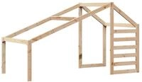 vidaXL Bett Dach f&uuml;r Kinderbett 198x87x113 cm Massivholz Kiefer