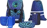 McNeill Schulranzen Primo, inkl. Etui, Turnbeutel, (Set, 9-tlg., Schlamperrolle,
