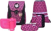 McNeill Schulranzen Primo, inkl. Etui, Turnbeutel, (Set, 9-tlg., Schlamperrolle,