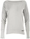 Oversize-Shirt WINSHAPE "Longsleeve WS2", Damen, Gr. L, grau (grau melange), 48%