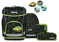 ergobag Schulranzen Schulranzen-Set CUBO LIGHT CyB&auml;r Race 5-teilig, 25/26