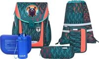McNeill Schulranzen Primo, inkl. Etui, Turnbeutel, (Set, 9-tlg., Schlamperrolle,