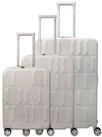 travelite Trolleyset Panello, 4 Rollen, (3-teilig, 3 tlg), ABS