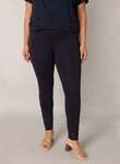 Base Level Curvy Jeggings Arnika mit Badge