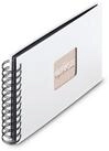 Hama Fotoalbum "Fine Art", 24x17 cm, 50 schwarze Seiten, Wei&szlig;