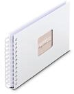 Hama Fotoalbum "Fine Art", 24x17 cm, 50 wei&szlig;e Seiten, Wei&szlig;