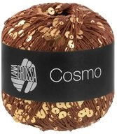 LANA GROSSA COSMO Beilaufgarn mit gro&szlig;en und kleinen Pailletten H&auml;kelwolle,...
