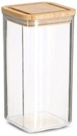 Zeller Present Deckel Vorratsdose m. Bambusdeckel, 1200 ml, Kunststoff,...