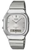 CASIO VINTAGE Quarzuhr AQ-240E-7AEF, Edgy Collection Herrenuhr AnaDigi...