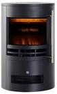 HOMCOM Elektrokamin, Kaminofen mit Flammeneffekt 900,2000W 41x41x64,5cm