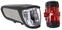 Busch + M&uuml;ller Fahrradbeleuchtung Fahrrad- Beleuchtungsset Ixon Core 2,...