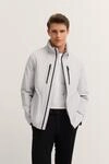 Regenjacke BUGATTI "Rainseries", Herren, Gr. 50, beige (20, ecru), 100% Polyester,