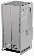 FoxOutdoor Feuerstelle 33691D - Raketenofen - gro&szlig; - silber