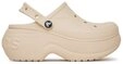 Crocs Crocs Damen Flip-Flops Crocs-C-BELLA CLOG 210062-11S Beige Beige...