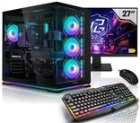 AurumPC 27"Set R7 5800X mit RTX5070 12GB und 32GB DDR4 RAM PC-Set (27 Zoll, AMD Ryzen