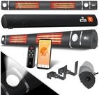 KESSER Terrassenstrahler Infrarot Heizstrahler mit WLAN, Fernbedienung &