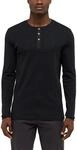 Langarmshirt MUSTANG "Style Arminto", Herren, Gr. XXL, schwarz, Obermaterial: 100%