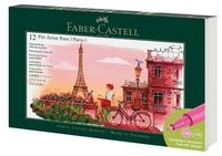 Faber-Castell K&uuml;nstlerstift Pitt Artist Pen Tuschestift, (12-tlg), Geschenkset