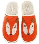 ADELHEID Fuchs Filzpantoffeln Pantoffel orange 42-43 EU
