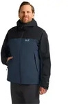 Jack Wolfskin 3-in-1-Funktionsjacke mit Kapuze mit regulierbarem Elastikband,