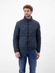 Steppjacke LERROS "Herren Steppjacke", Herren, Gr. S, blau (classic navy), 100%