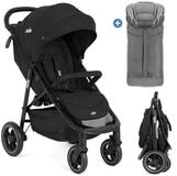 Joie Kinder-Buggy Litetrax - Shale, Sportwagen mit Fu&szlig;sack, Liegefunktion &