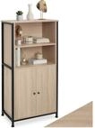 tectake Highboard Hochkommode, h&ouml;henverstellbare F&uuml;&szlig;e, 60 x 38 x 125 cm,...