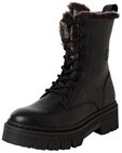 Tamaris Removable Sock aus Leder Blockabsatz 1-26240-45 Winterstiefelette Removable