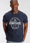 T-Shirt DELMAO, Herren, Gr. S (44/46), blau (marine), Single Jersey, Obermaterial: