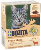 Bozita H&auml;ppchen in Sauce mit Lamm 370 g - 6 St&uuml;ck, Nassfutter f&uuml;r: Katze