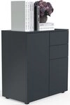 VCM Kommode Sideboard Dalosa H. 77 x B. 70 x T. 39cm, Holz Kommode, Sideboard...