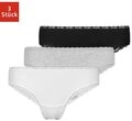 SNOCKS Brasilslip Damen Slip Unterhose (3-St) aus Bio-Baumwolle mit Spitze, bequem