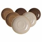 Ritzenhoff & Breker Untertasse Sahara Kaffeeuntertassen &oslash; 14,5 cm 6er Set, (6...