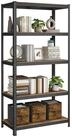 SONGMICS Standregal B&uuml;cherregal, Lagerregal, f&uuml;r K&uuml;che, Wohnzimmer, 1-tlg., 5